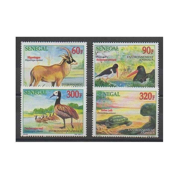 Timbres - Sénégal - 1999 - No 1512/1515 - Environnement