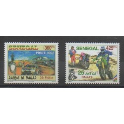 Sénégal - 2003 - No 1681/1682 - Sports divers - Voitures - Motos