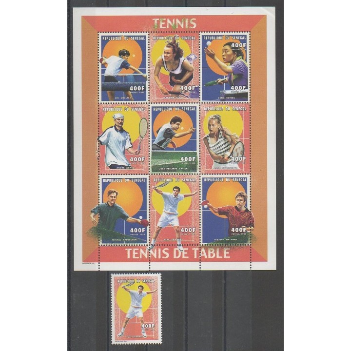 Stamps - Senegal - 1999 - Nb 1410/1419 - Various sports