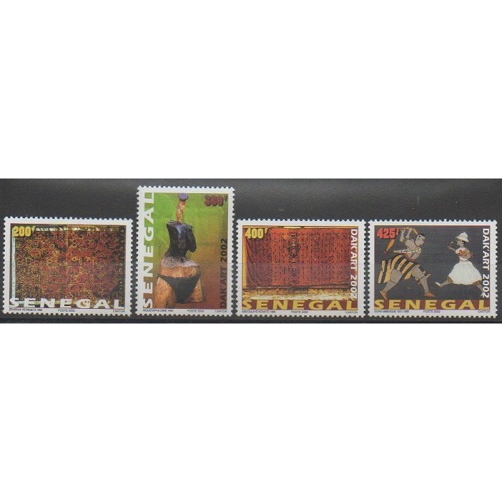 Timbres - Sénégal - 2002 - No 1657/1660 - Art