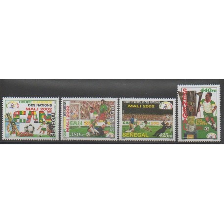 Sénégal - 2002 - No 1643/1646 - Football