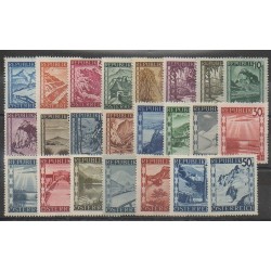 Autriche - 1945 - No 600/622 - Sites
