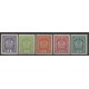 Austria - 1916 - Nb 143/147