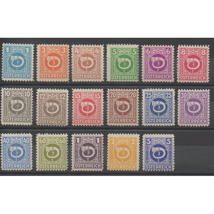 Timbres - Autriche - 1945 - No 517/533