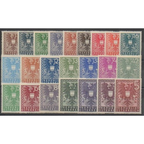 Autriche - 1945 - No 577/599