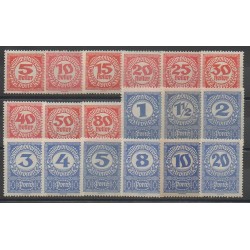 Autriche - 1919 - No T75/T92