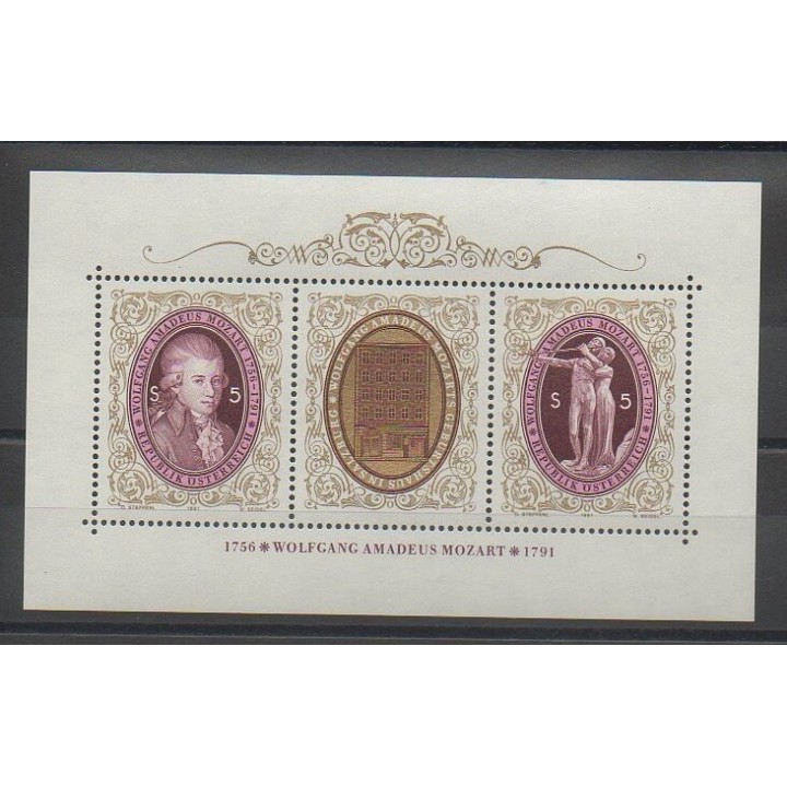 Timbres - Autriche - 1991 - No BF15 - Musique