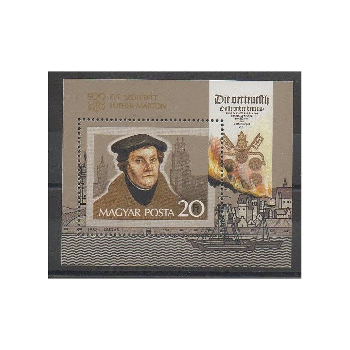 Timbres - Hongrie - 1983 - No BF168 - Histoire