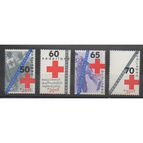 Pays-Bas - 1983 - No 1206/1209 - Santé ou Croix-Rouge