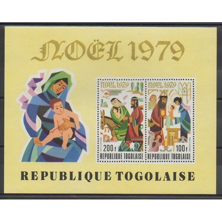 Stamps - Togo - 1979 - Nb BF133 - Christmas