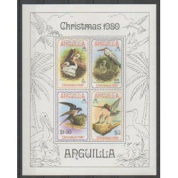 Anguilla - 1980 - Nb BF34 - Birds - Christmas