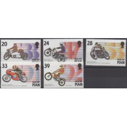 Man (Isle of) - 1993 - Nb 586/590 - Motorcycles
