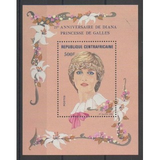 Stamps - Central African Republic - 1982 - Nb BF56 - Royalty