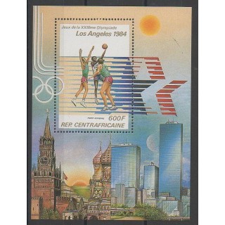 Stamps - Central African Republic - 1982 - Nb BF61 - Summer Olympics