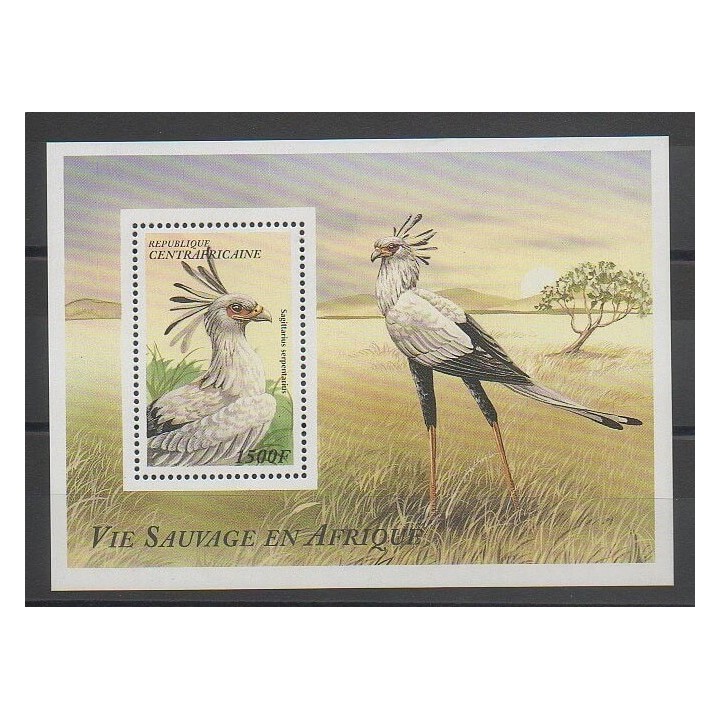 Stamps - Central African Republic - 1997 - Nb BF144 - Birds