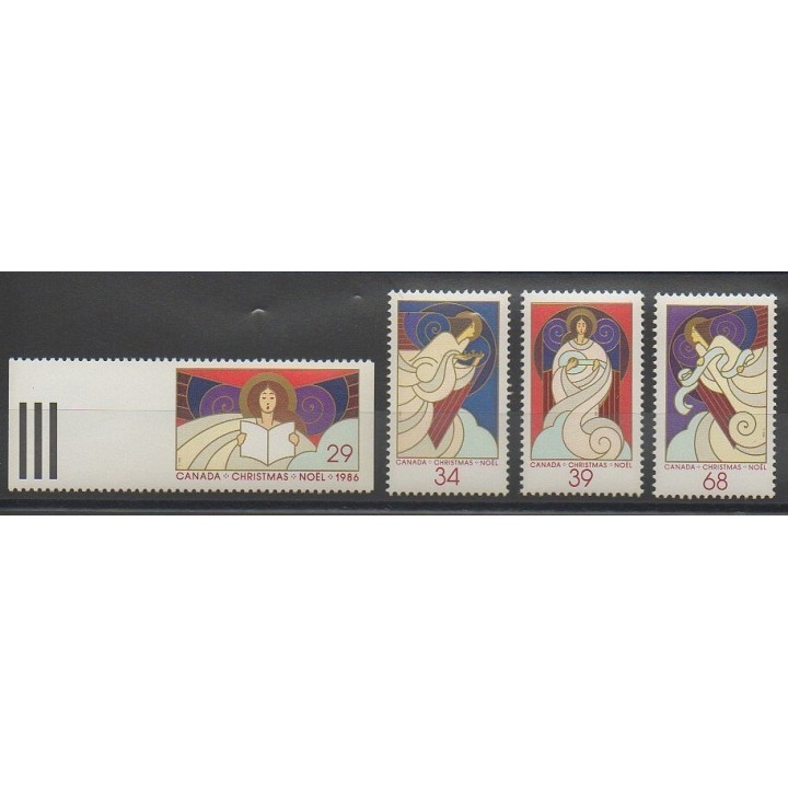 Stamps - Canada - 1986 - Nb 973/976 - Christmas
