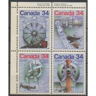 Stamps - Canada - 1986 - Nb 959/962 - Science