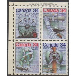 Canada - 1986 - No 959/962 - Sciences et Techniques