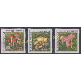Timbres - Thème champignons - Liechtenstein - 2000 - No 1193/1199