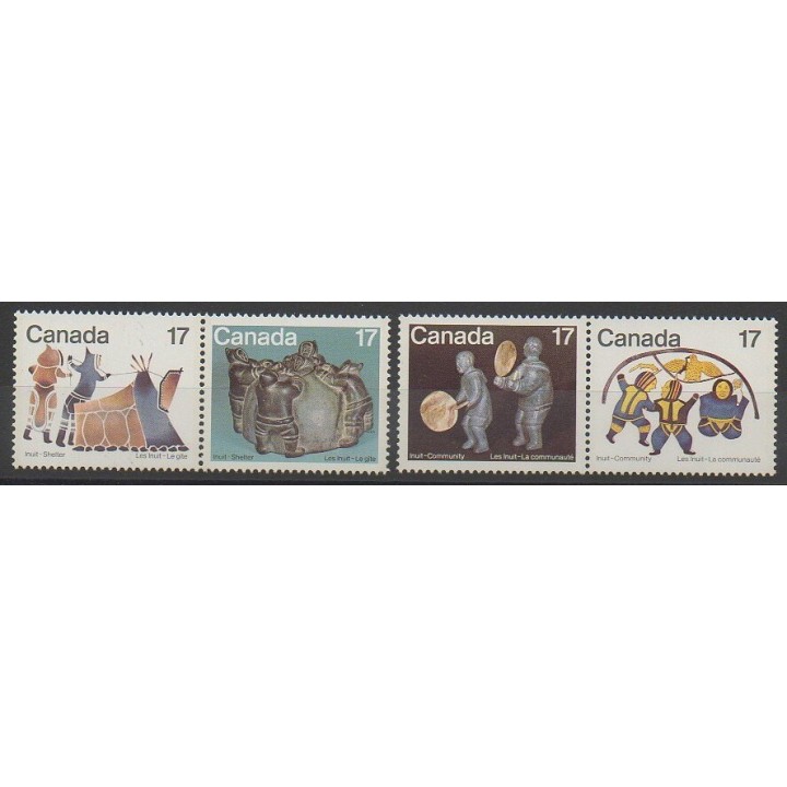 Timbres - Canada - 1979 - No 713/716 - Art