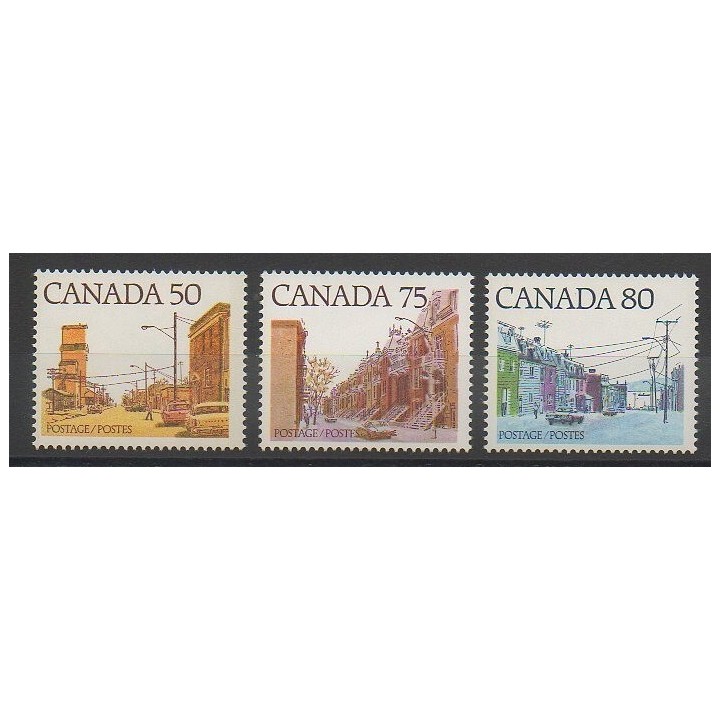 Timbres - Canada - 1978 - No 668/670 - Sites