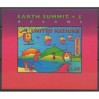 Timbres - Nations Unies (ONU - New-York) - 1997 - No BF14 - Environnement