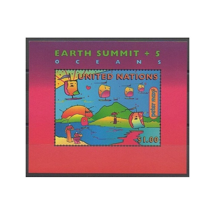 Stamps - United Nations (UN - New York) - 1997 - Nb BF14 - Environment