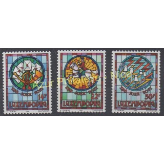 Timbres - Thème art divers - Luxembourg - 1992 - No 1252/1254