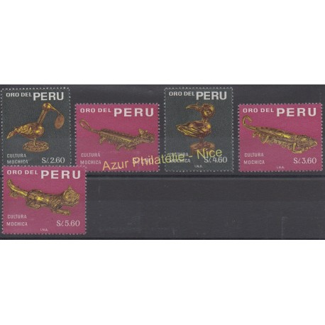 Pérou - 1968 - No 491/495 - Art