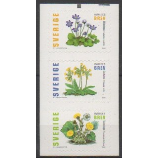 Timbres - Suède - 2003 - No 2325/2327 - Fleurs
