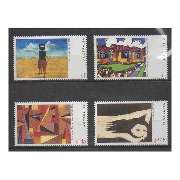 Timbres - Australie - 2003 - No 2114/2117 - Peinture