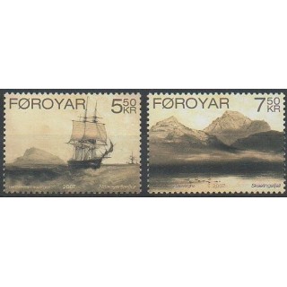 Timbres - Féroé (Iles) - 2007 - No 582/583 - Peinture
