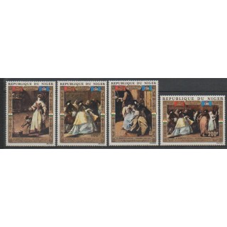 Timbres - Niger - 1972 - No PA176/PA179 - Sites