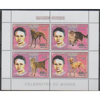 Timbres - Congo (République démocratique du) - 2006 - No 1737/1740 - Sciences et Techniques - Chiens - Chats