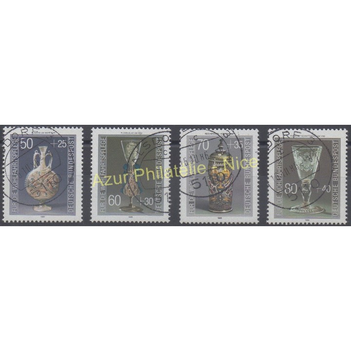 Stamps - Theme various art - West Germany (FRG) - 1986 - Nb 1129/1132