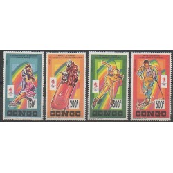 Congo (République du) - 1992 - No 962A/962B - PA413/PA414 - Jeux olympiques d'hiver