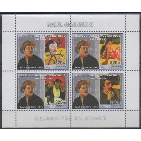 Congo (République démocratique du) - 2006 - No 1741/1744 - Peinture