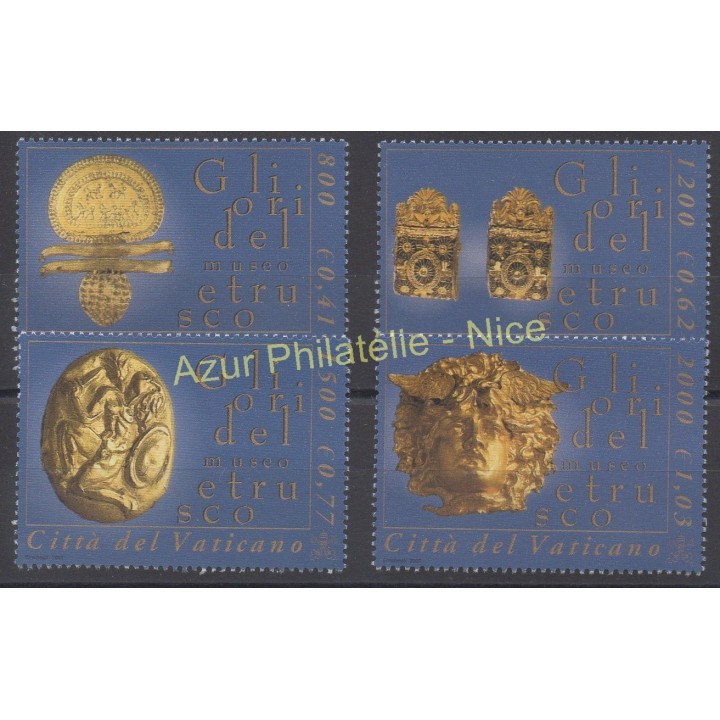 Timbres - Thème art divers - Vatican - 2001 - No 1242/1245