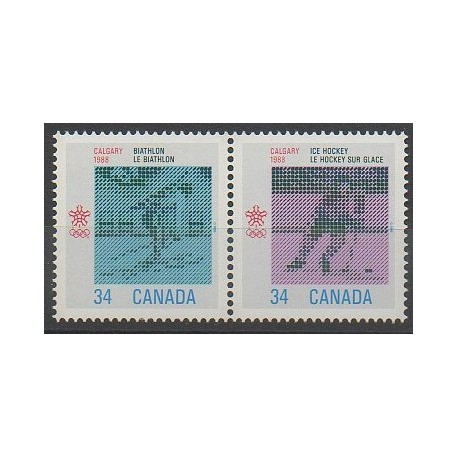 Canada - 1986 - Nb 971/972 - Winter Olympics