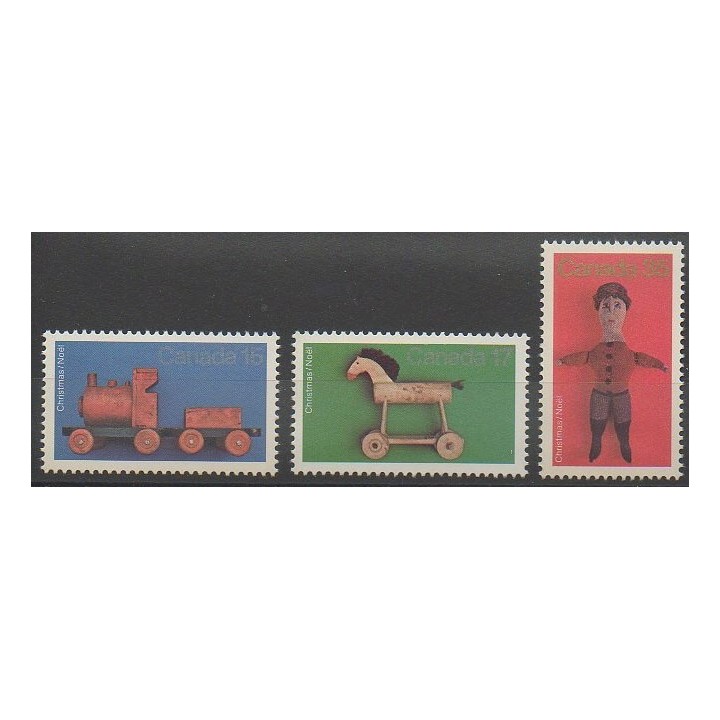 Timbres - Canada - 1979 - No 717/719 - Enfance - Noël