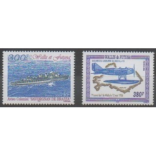 Timbres - Wallis et Futuna - 2004 - No 622/623 - Aviation - Navigation