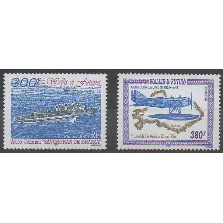 Wallis et Futuna - 2004 - No 622/623 - Aviation - Navigation