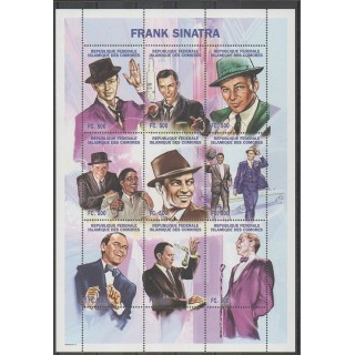 Stamps - Comoros - 1998 - Nb 668/676 - Music