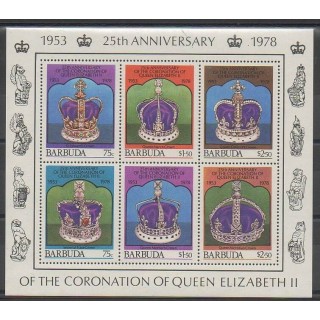 Timbres - Barbuda - 1978 - No BF34 - Royauté