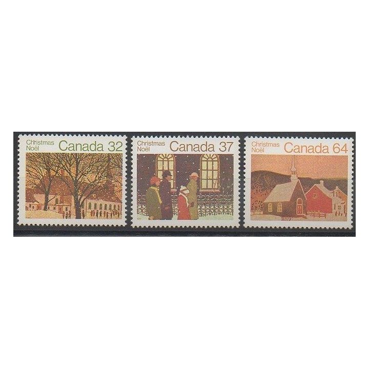 Timbres - Canada - 1983 - No 862/864 - Noël