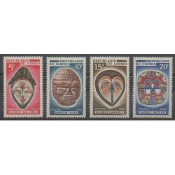 Congo (République du) - 1966 - No 199/202 - Masques ou carnaval