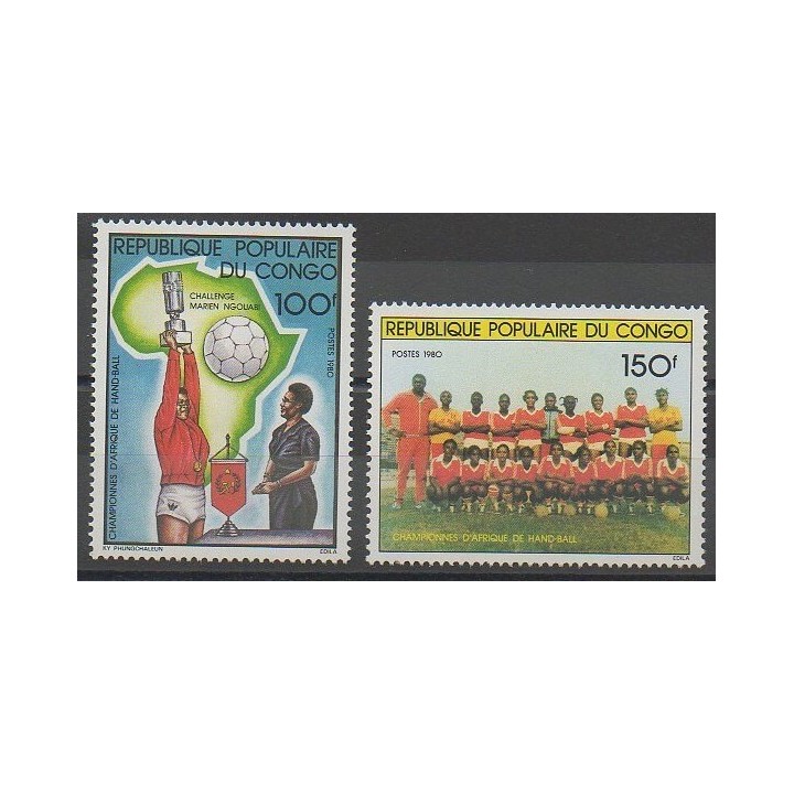 Stamps - Congo (Republic of) - 1981 - Nb 611/612 - Various sports