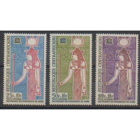 Central African Republic - 1964 - Nb PA18/PA20 - Art
