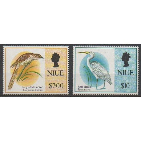 Niue - 1993 - No 624/625 - Oiseaux