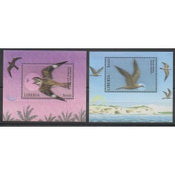 Liberia - 2001 - Nb BF418/BF419 - Birds